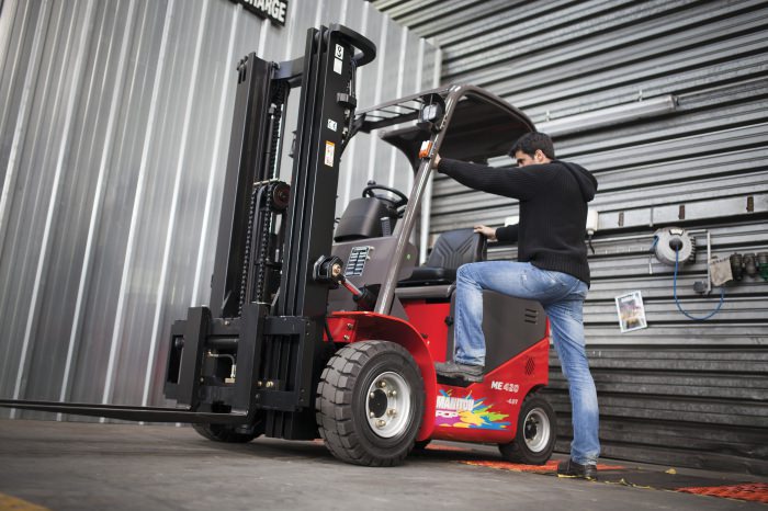 Manitou electric forklift