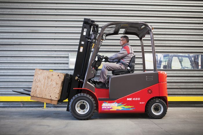 Manitou electric forklift