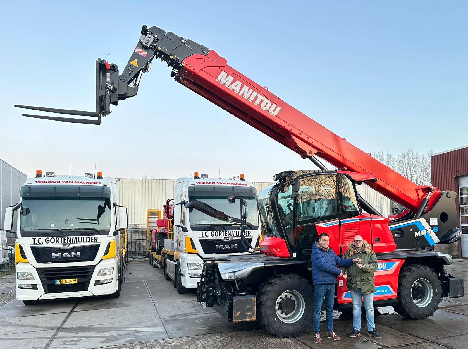 New electrical Manitou MRT 2660 delivered