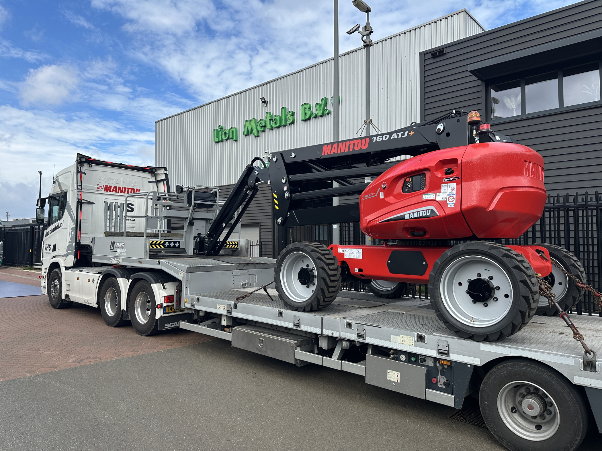 Nieuwe Manitou 160 ATJ + afgeleverd