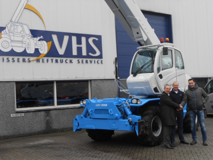 New Manitou MRT 2150 Plus deliverd to Ballast Nedam