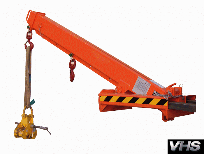 Forklift crane jib