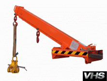 Forklift crane jib