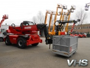 Extendable platform with winch