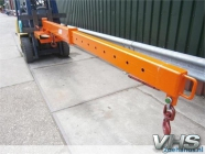 Forklift crane jib