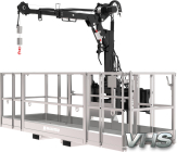 Extendable platform with winch