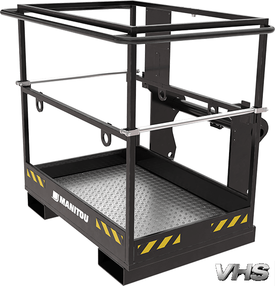 Hoogwerkbakstandaard Manitou aansluiting