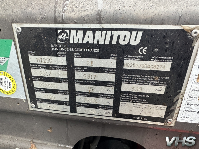 Manitou Mi 25 LPG