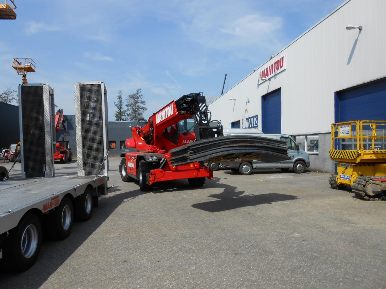 Roforks roterend vorkenbord voor u Manitou verreiker