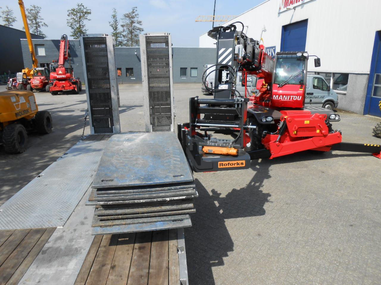Roforks roterend vorkenbord voor u Manitou verreiker